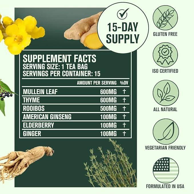Better Lungs® Mullein Detox Tea