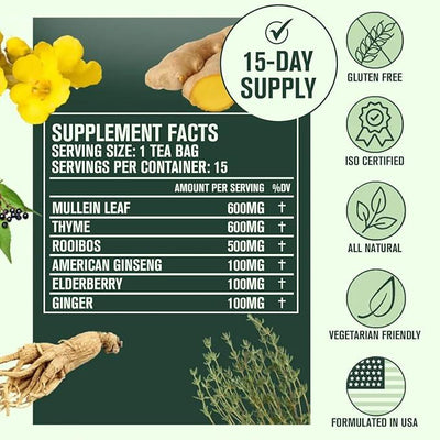 Better Lungs® Mullein Detox Tea